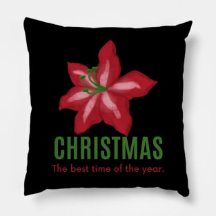 Christmas-the best time of the year Pillow