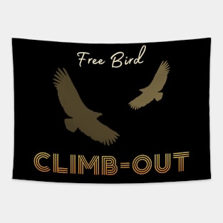 Free bird Climb out Tapestry