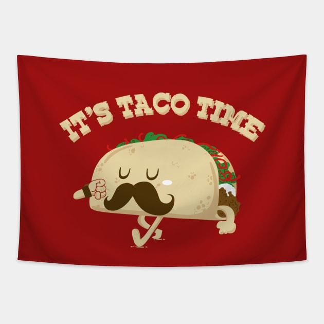 Taco Time Tapestry by bykai