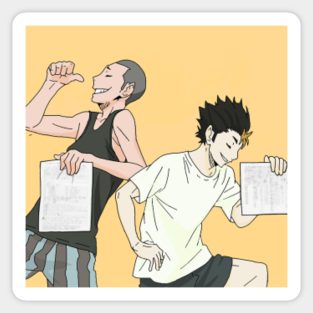 Nishinoya Yuu Haikyuu Stickers Teepublic Au Ю нисиноя / yuu nishinoya. nishinoya yuu haikyuu stickers