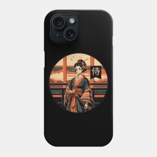 Samurai Female Warrior Japanese Phone Case