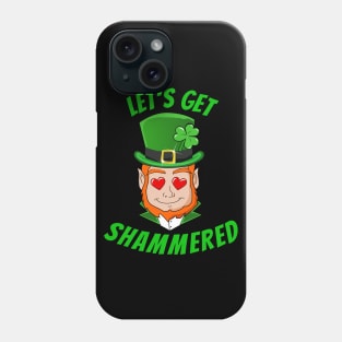 Funny Saint Patricks Day Leprechaun love and Beer Drinking Phone Case