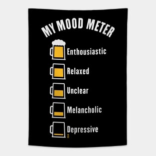 My Mood Meter (Beer Drinker / V1 / NEG) Tapestry