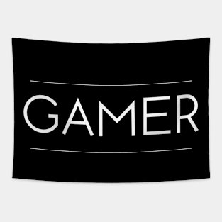 Gamer Minimalist Design Tapestry