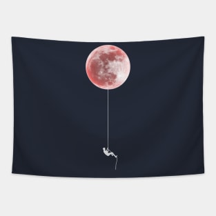 Climbing The Moon Tapestry