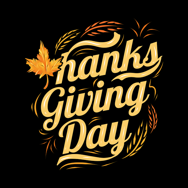 Thanks Giving Day Logo For Thanksgiving by SinBle
