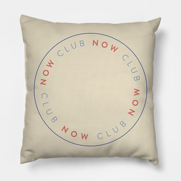 Now Club Logo Pillow by now club