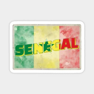 Senegal Vintage style retro souvenir Magnet