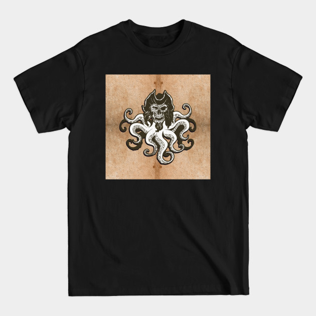 Discover Pirate octopus captain horror skull - Horror Halloween - T-Shirt