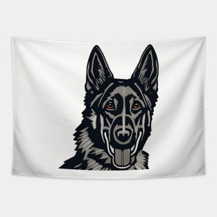 German Shepherd Dog Smile Tapestry