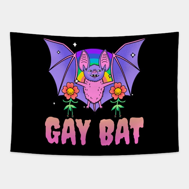 Gay Bat Tapestry by Ghoulverse