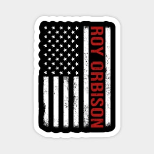 Graphic Roy Orbison Proud Name US American Flag Birthday Gift Magnet