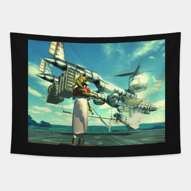 Aerith & The Highwind Tapestry by SpriteGuy95