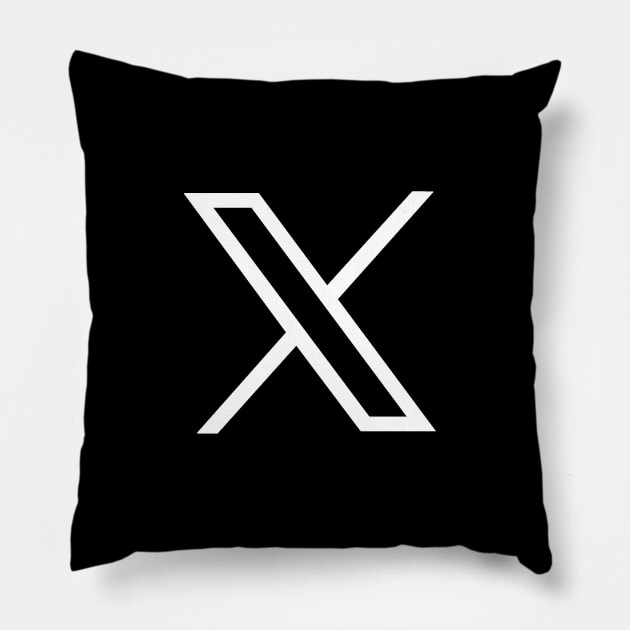 Unicode Mathmatics Symbol X Pillow by Starbase79