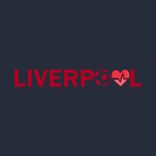 Liverpool heartbeat football T-Shirt