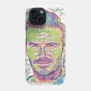 David B.  / The living legend - Abstract Portrait Phone Case