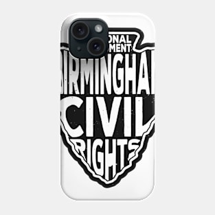 Birmingham Civil Rights National Monument name arrowhead Phone Case