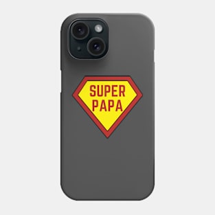 Fun Super Papa Apparel Phone Case