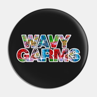 Wavy garms design Pin