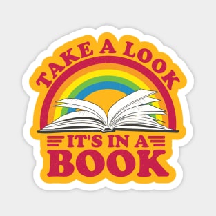Reading Rainbow - Take a Look It's in a Book Magnet
