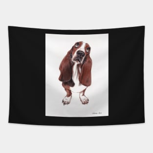 Beautiful Basset Hound Looking for a Forever Home Tapestry