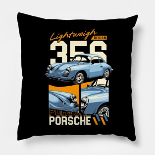 Porsche 356 Memorabilia Pillow