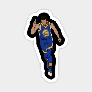 Steph Curry Golden State Warriors NBA Magnet