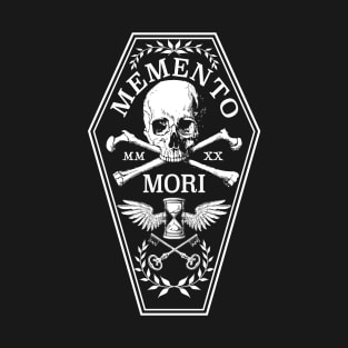 Memento Mori in White T-Shirt