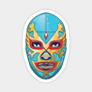 Dos Caras Lucha Libre Mexican Wrestler Legend Magnet