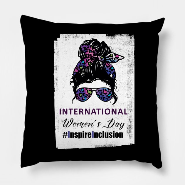 International Women's Day 2024 Inspire Inclusion Pillow by anonshirt