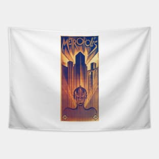 Fritz Lang METROPOLIS 1927 Science Fiction Film Vintage Movie Tapestry