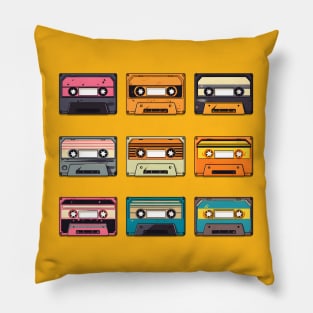 Retro casette tape Pillow