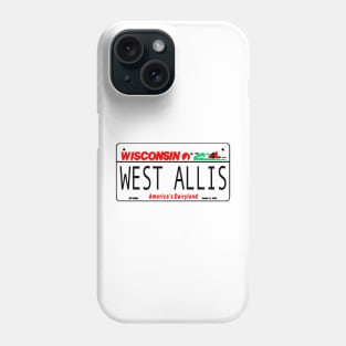 West Allis Wisconsin License Plate Design Phone Case