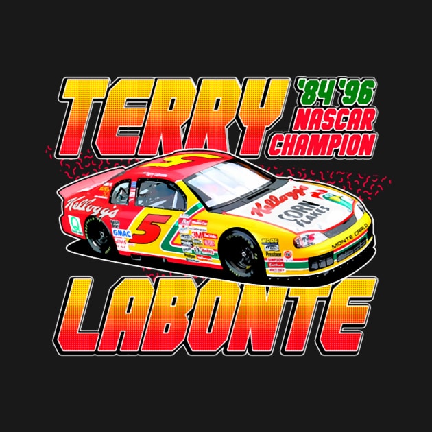 Terry Labonte Champion 84 96 Retro by Erianna Bee