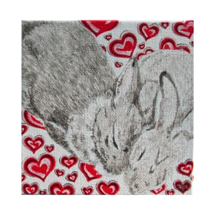 Bunny Anytime Valentines-Design Five T-Shirt