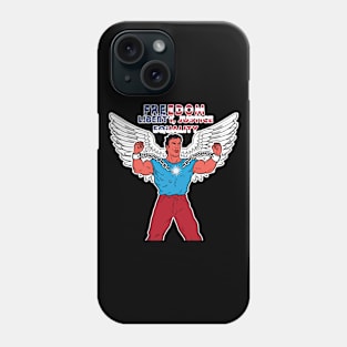 Freedom, Liberty, Justice & Equality Independence Day July 4 Phone Case