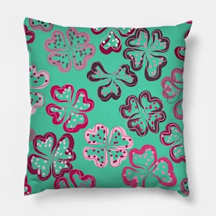 Luck of the irish shamrock Pillow