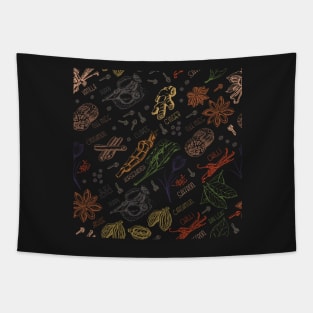 Spices and Seasonings Tapestry