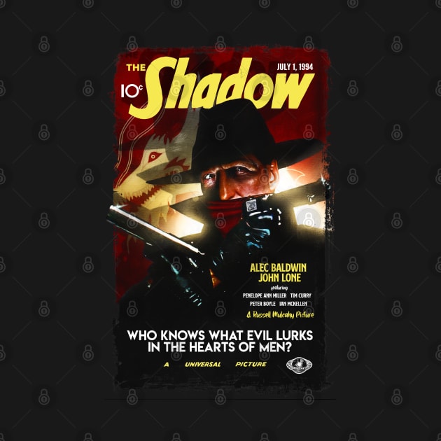 Alec Baldwin as The Shadow, 1994 by UnlovelyFrankenstein