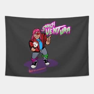 Smash Ventura cartoon character! Tapestry