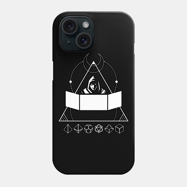 Polyhedral Dice Game Master TRPG Tabletop RPG Gaming Addict Phone Case by dungeonarmory