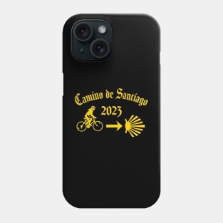 Camino de Santiago de Compostela Female Cyclist 2023 Phone Case