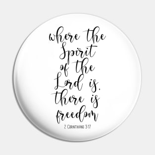 where the spirit of the Lord is Pin