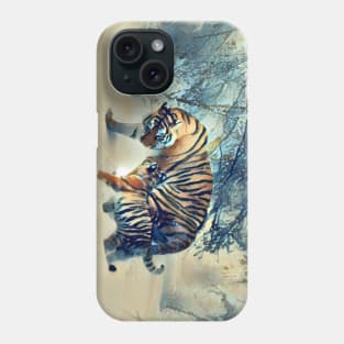 Tiger Family Painting Phone Case