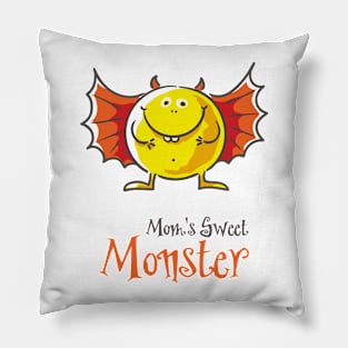 Mom's Sweet Monster Pillow