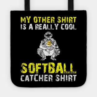 Softball Catcher Girl Baseball Player Tote