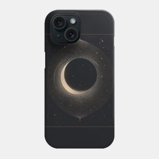 Geometric Illustration of Space Phone Case