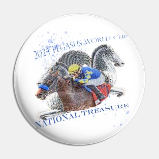 National Treasure Wins the 2024 Pegasus Cup Pin