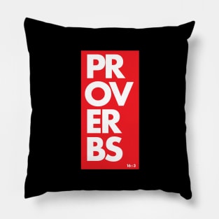 Proverbs Pillow