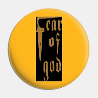 Fear of God Pin